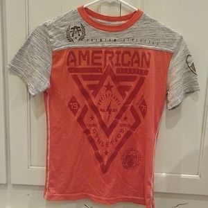 BKE Boys American Fighter short sleeve t shirt lightly worn!